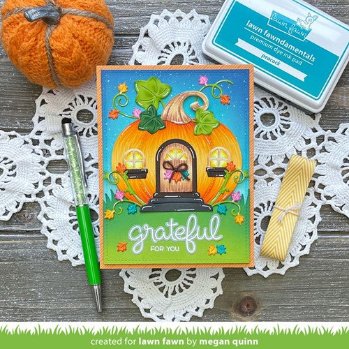 Simon Says Stamp! Lawn Fawn PUMPKIN HOUSE Die Cuts lf2689