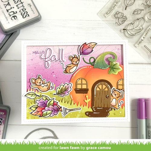 Simon Says Stamp! Lawn Fawn PUMPKIN HOUSE Die Cuts lf2689