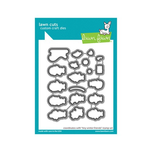 Simon Says Stamp! Lawn Fawn TINY WINTER FRIENDS Die Cuts lf2679