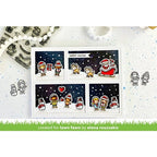 Simon Says Stamp! Lawn Fawn TINY WINTER FRIENDS Clear Stamps lf2678
