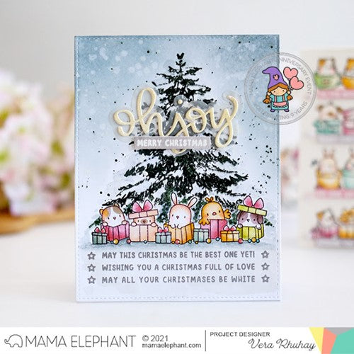 Simon Says Stamp! Mama Elephant Clear Stamps SNOWY TREE