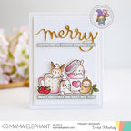 Simon Says Stamp! Mama Elephant Clear Stamps HOT COCOA