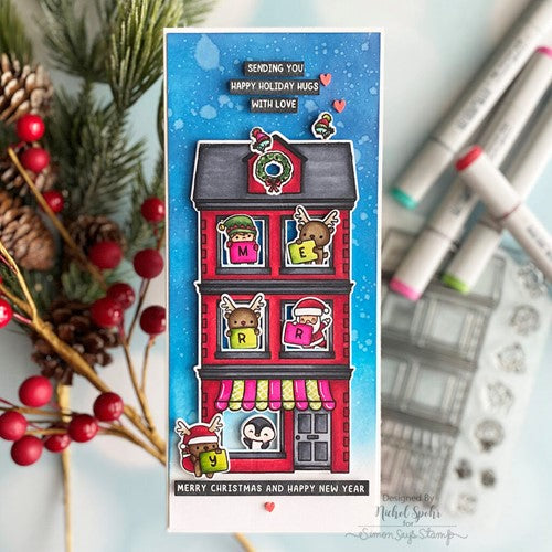 Simon Says Stamp! Mama Elephant Clear Stamps EASY XMAS GREETINGS | color-code:ALT1
