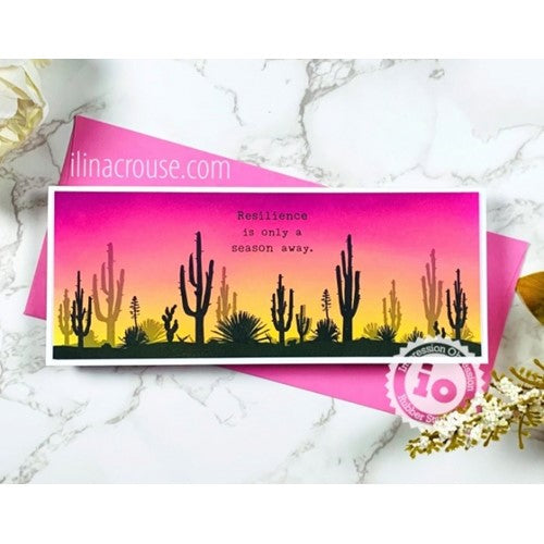 Simon Says Stamp! Impression Obsession Cling Stamps DESERT DUO 3273 LG