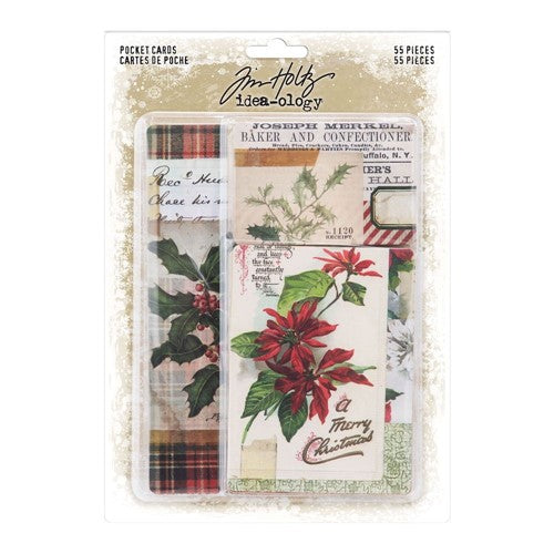 Simon Says Stamp! Tim Holtz Idea-ology CHRISTMAS Pocket Cards th94190