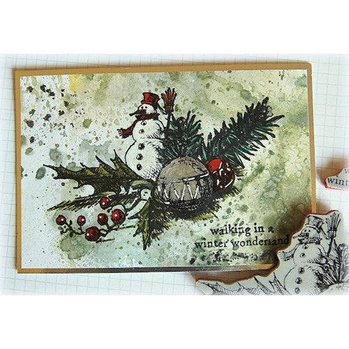 Simon Says Stamp! Tim Holtz Cling Rubber Stamps COZY CHRISTMAS CMS444
