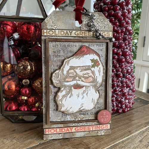 Simon Says Stamp! Tim Holtz Cling Rubber Stamps JOLLY SANTA CMS442 | color-code:ALT5