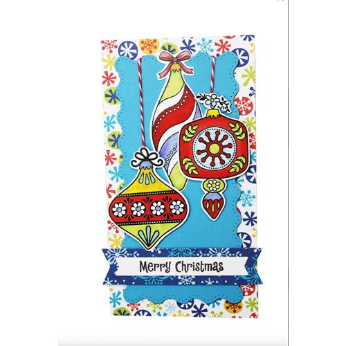 Simon Says Stamp! Dare 2B Artzy DECK THE HALLS Clear Stamp Set 21334
