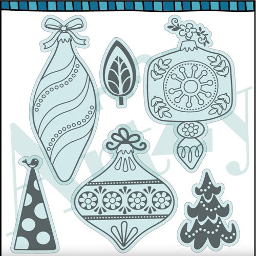 Simon Says Stamp! Dare 2B Artzy DECK THE HALLS Die Set d155