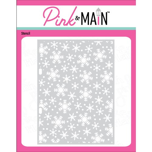 Simon Says Stamp! Pink and Main BLIZZARD Stencil PMS067