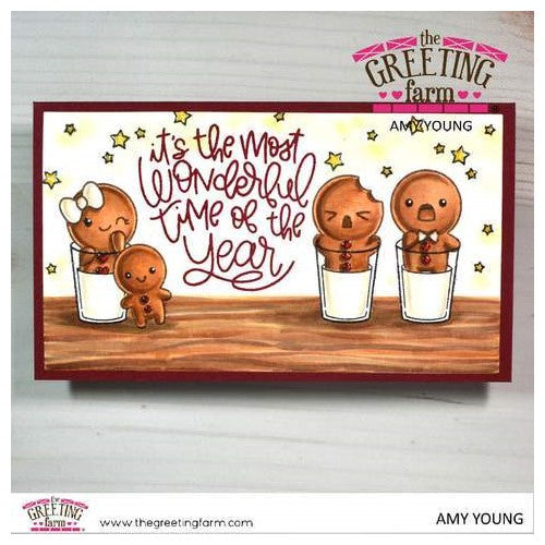Simon Says Stamp! The Greeting Farm GINGERBREAD CHRISTMAS Clear Stamps tgf604 | color-code:ALT1