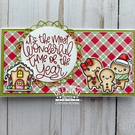Simon Says Stamp! The Greeting Farm GINGERBREAD CHRISTMAS Clear Stamps tgf604 | color-code:ALT2