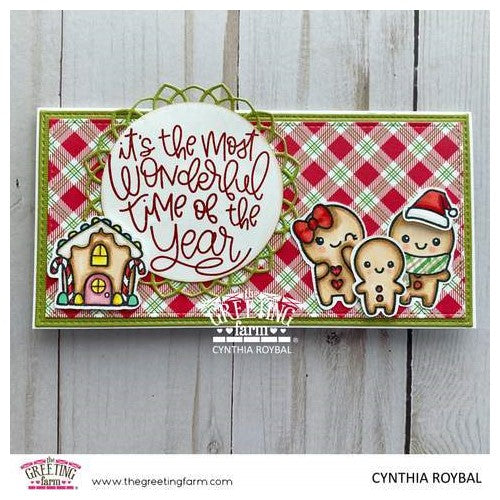 Simon Says Stamp! The Greeting Farm GINGERBREAD CHRISTMAS Clear Stamps tgf604 | color-code:ALT2
