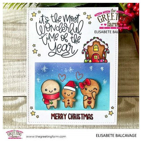 Simon Says Stamp! The Greeting Farm GINGERBREAD CHRISTMAS Clear Stamps tgf604 | color-code:ALT3