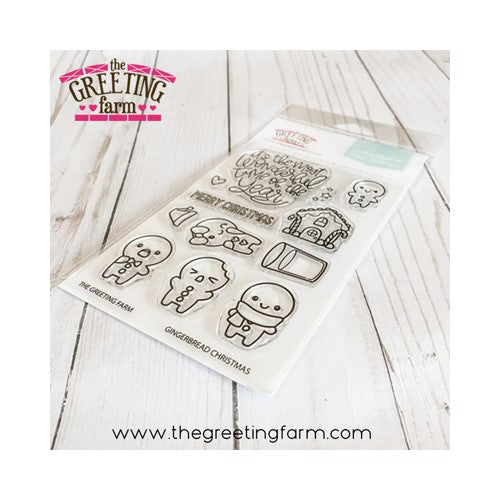 Simon Says Stamp! The Greeting Farm GINGERBREAD CHRISTMAS Clear Stamps tgf604