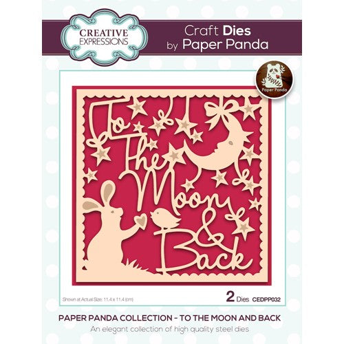 Simon Says Stamp! Creative Expressions TO THE MOON AND BACK Craft Dies cedpp032*