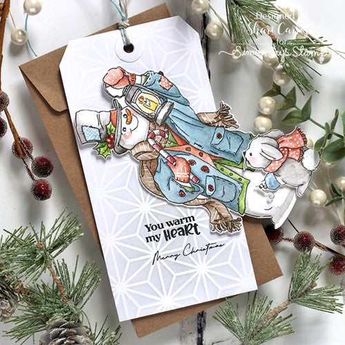 Simon Says Stamp! Art Impressions CHRISTMAS SLIMLINE Clear Stamps and Dies 5461 | color-code:ALT1