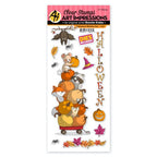 Simon Says Stamp! Art Impressions HALLOWEEN SLIMLINE Clear Stamps and Dies 5460