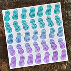 Simon Says Stamp! The Rabbit Hole Designs NUTTY 2 LAYERS 6x6 inch Stencil TRH-041S*