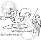 Simon Says Stamp! The Rabbit Hole Designs CLARENCE SURFING Clear Stamps TRH-133*