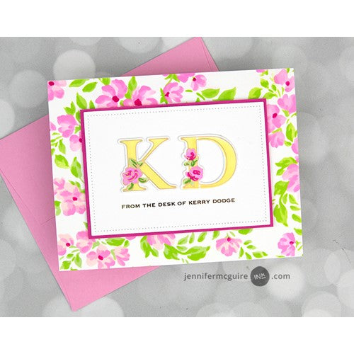 Simon Says Stamp! PinkFresh Studio BLOOMING BRANCH Layering Stencil Set 131621 | color-code:ALT01