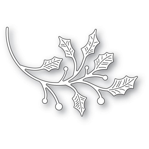 Simon Says Stamp! Memory Box HOLLY BRANCH Die 94599