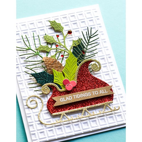 Simon Says Stamp! Memory Box FESTIVE GLITTER 6x6 Paper Pack gp1006
