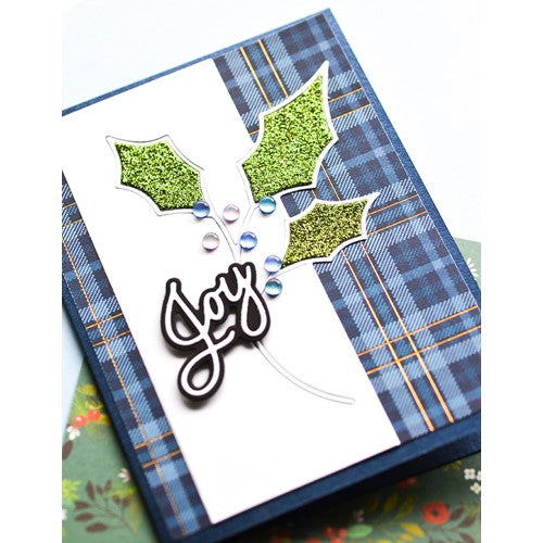 Simon Says Stamp! Memory Box FESTIVE GLITTER 6x6 Paper Pack gp1006