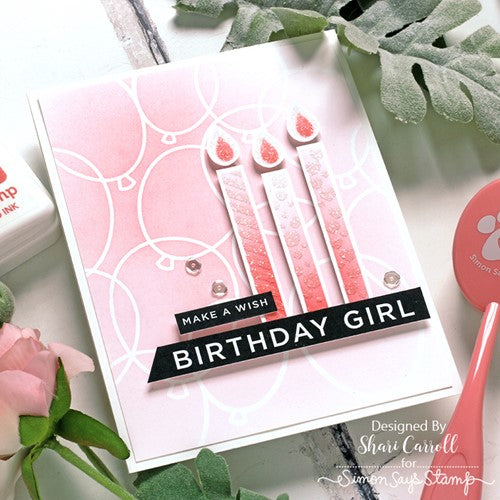 Simon Says Stamp! Simon Says Stamp Stencils PARTY CANDLES ssst221587 | color-code:ALT0