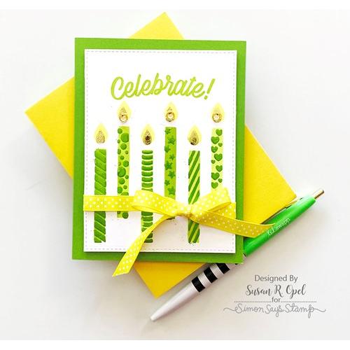 Simon Says Stamp! Simon Says Stamp Stencils PARTY CANDLES ssst221587 | color-code:ALT2