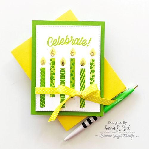Simon Says Stamp! Simon Says Stamp Stencils PARTY CANDLES ssst221587 | color-code:ALT2
