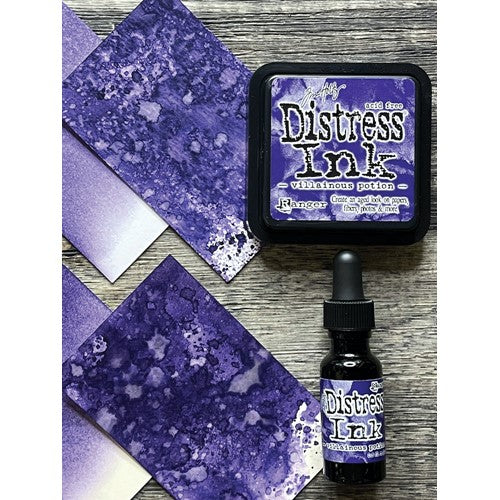 Simon Says Stamp! Tim Holtz Distress Reinker VILLAINOUS POTION Ranger txr78814