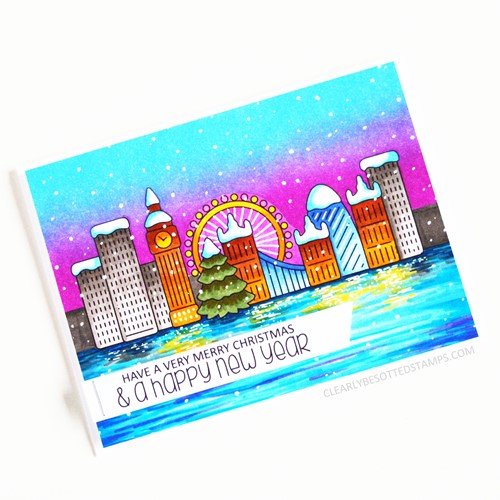 Simon Says Stamp! Clearly Besotted SNOW SCENES Clear Stamps