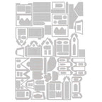 Simon Says Stamp! Tim Holtz Sizzix VILLAGE COLLECTION Thinlits Dies 665564