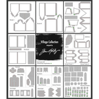 Simon Says Stamp! Tim Holtz Sizzix VILLAGE COLLECTION Thinlits Dies 665564
