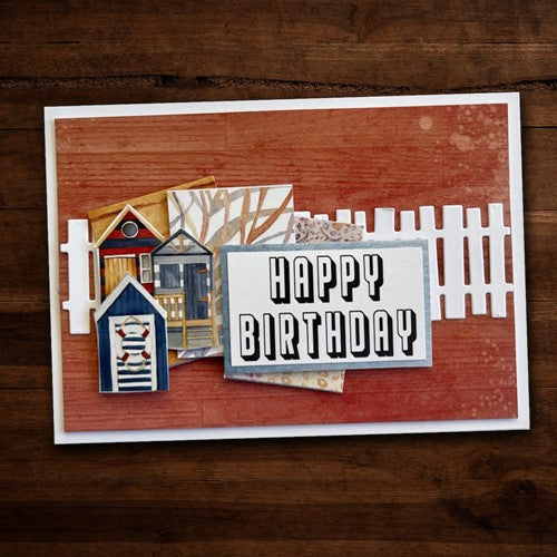 Simon Says Stamp! Paper Rose BEACH HUTS 6x6 Paper Pad 23773