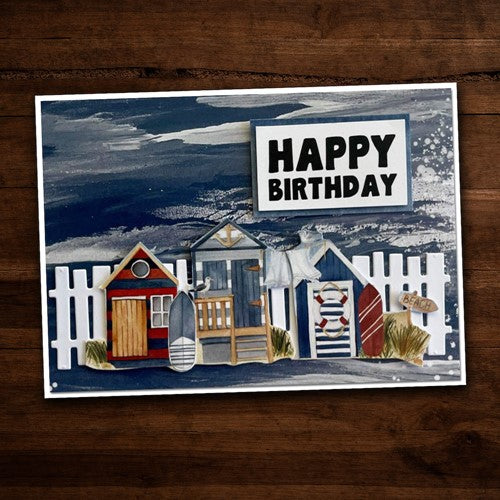 Simon Says Stamp! Paper Rose BEACH HUTS 6x6 Paper Pad 23773