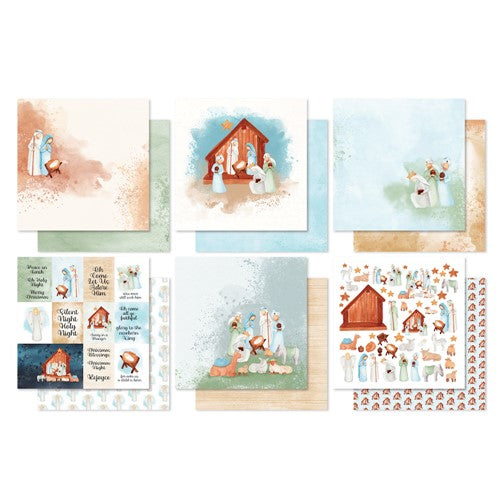Simon Says Stamp! Paper Rose CHRISTMAS NIGHT 6x6 Paper Pad 23857