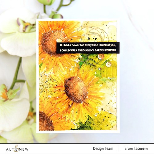 Simon Says Stamp! Altenew SUNFLOWER BUNDLE 3D Embossing Folder ALT6531