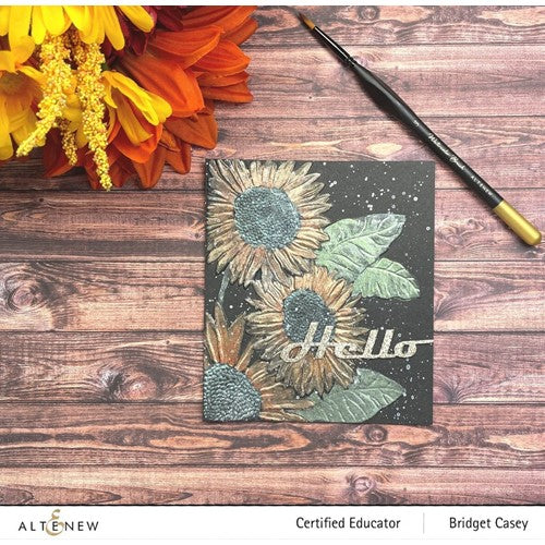 Simon Says Stamp! Altenew SUNFLOWER BUNDLE 3D Embossing Folder ALT6531