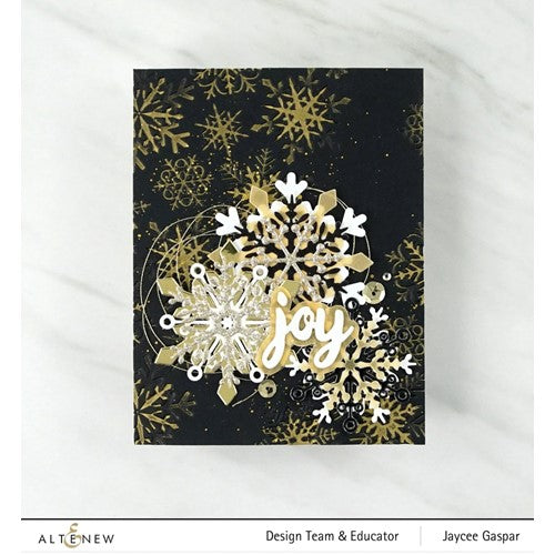 Simon Says Stamp! Altenew LAYERED SNOWFLAKES 3D Embossing Folder ALT6530