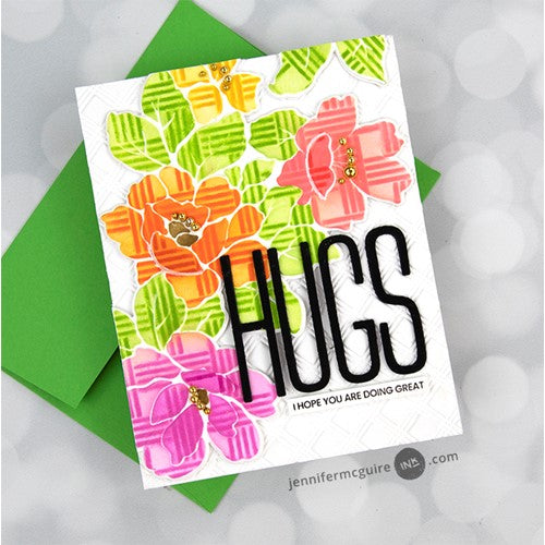 Simon Says Stamp! Altenew BASIC PLAID 3D Embossing Folder ALT6527 | color-code:ALT4