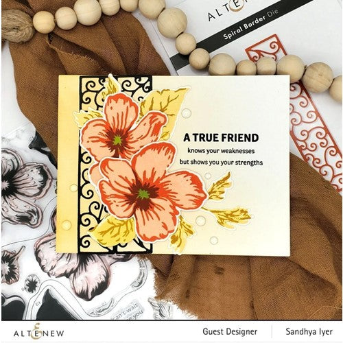 Simon Says Stamp! Altenew WHIRLWIND FLOWERS Clear Stamps ALT6519*