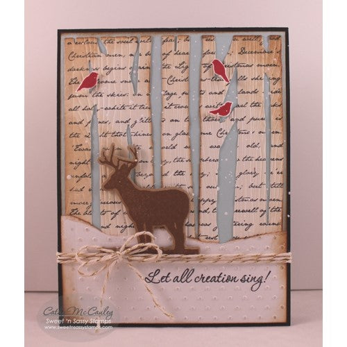 Simon Says Stamp! Sweet 'N Sassy JESUS IS BORN Clear Stamp Set sns14027