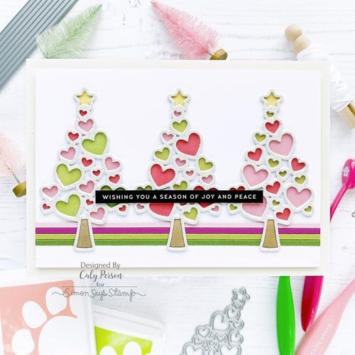 Simon Says Stamp! Simon Says Stamp OUTLINE HEART OF CHRISTMAS Wafer Dies sssd112442 | color-code:ALT00