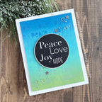 Simon Says Stamp! Simon Says Stamp Stencils PEACE JOY HOPE LOVE ssst221556 | color-code:ALT2