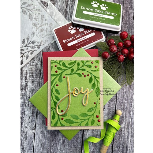Simon Says Stamp! Simon Says Stamp Stencils BERRIES AND LEAVES ssst221557
