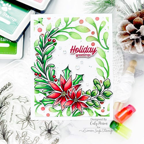 Simon Says Stamp! Simon Says Stamp Stencils BERRIES AND LEAVES ssst221557 | color-code:ALT1