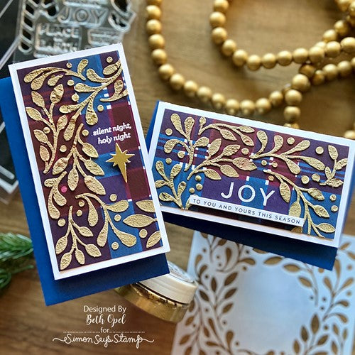 Simon Says Stamp! Simon Says Stamp Stencils BERRIES AND LEAVES ssst221557