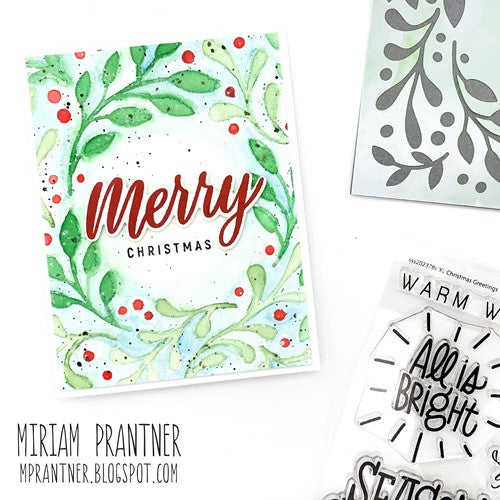 Simon Says Stamp! Simon Says Stamp Stencils BERRIES AND LEAVES ssst221557 | color-code:ALT8